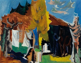 'Laundry day on the farm' - Wim Bosma