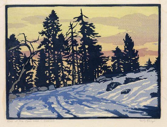 William S. Rice | End of the Open Road, Sierras | MutualArt