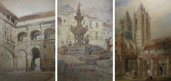 3 works: NOYON; TOARMINA; TOULOUSE by Ernest George, 1868