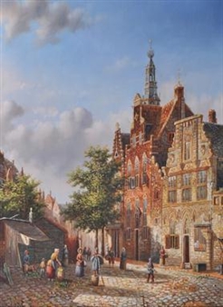 Dutch street scene - B. Stern