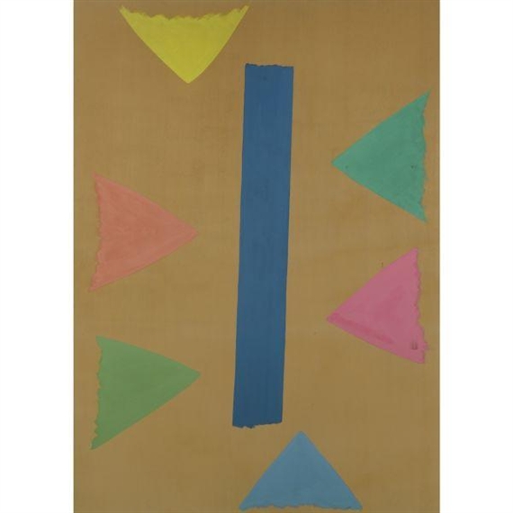 Blue Bar by Jack Bush, 1970