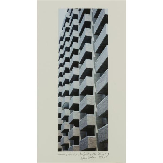 Luxury Housing, Yorkville, New York, N.Y. by Dan Graham, 1966