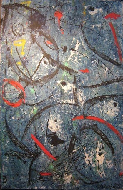 Artwork by Willy Boers, 'Versluierde gevoelens', Made of Oil on canvas