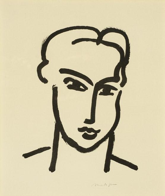Portrait of a young man by Henri Matisse