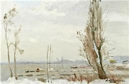 Havel in Winter - Eduard Kulinicenko