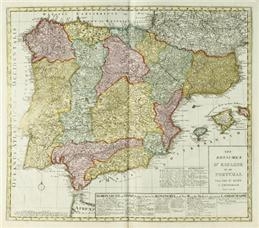 Map of Spain - Jan Elwe