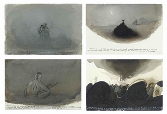 4 Works: Untitled (from Once Upon a Time) - Nedko Solakov