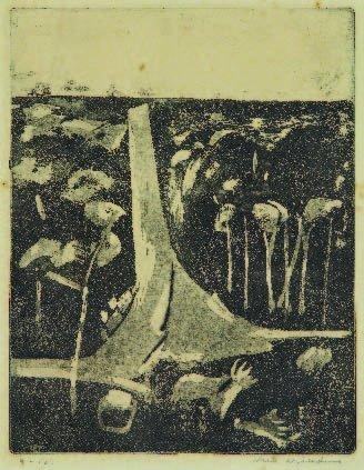 Landscape with Steep Road by Fred Williams