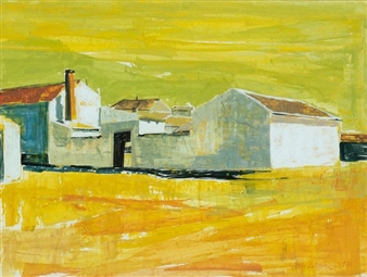 View of a village - Leon Zeldenrust