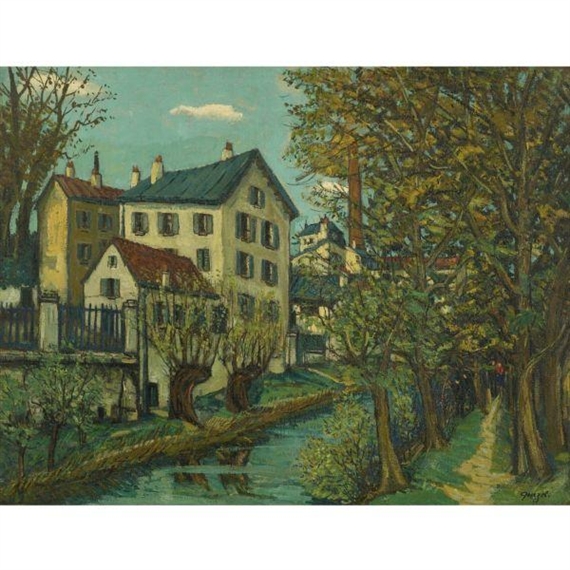 Alphonse Quizet | L'église de Saint-Maur | MutualArt