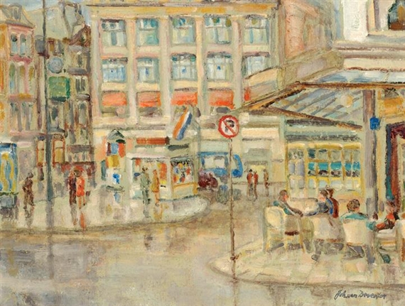 Heinekenhoek on the Leidseplein in Amsterdam by John van Deventer