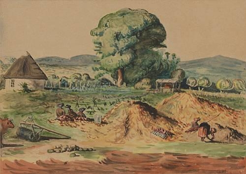 George Pemba | Rural scene, Lovedale | MutualArt