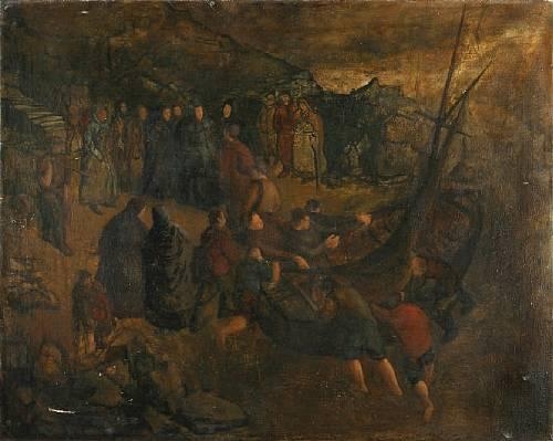 The fishing boat by John Edward Croney, 1940