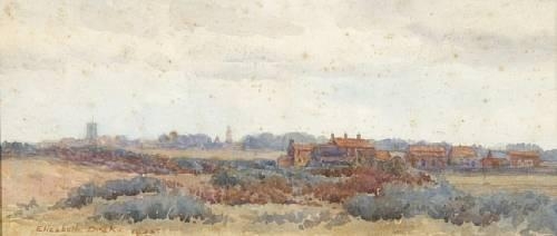 View across to Southwold by Elizabeth Drake, 1935