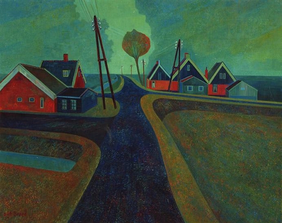 Landscape near Vinkeveen by Dirk Breed