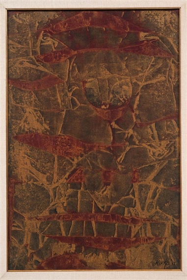 Abstract Personage by Mirko Basaldella, 1962