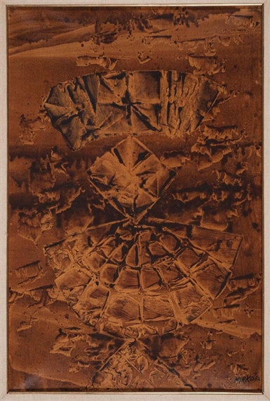 Abstract Personage by Mirko Basaldella, 1962