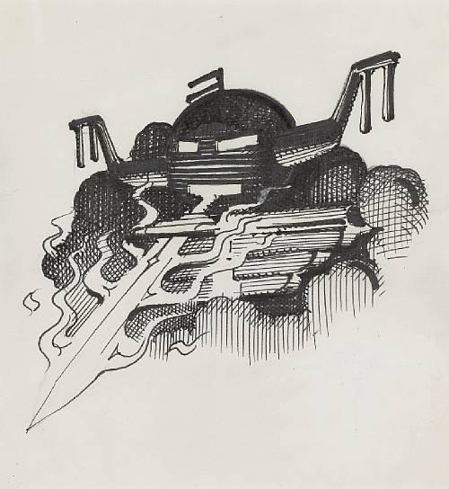 Rick Griffin | 'Cutter' skateboard ad artwork | MutualArt