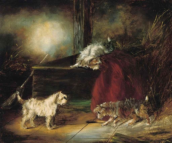 George Armfield | Terriers ratting | MutualArt