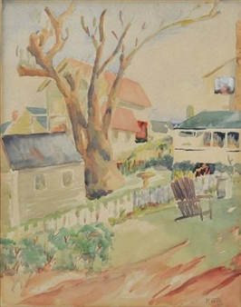 Backyard Scene - Dr. Veber