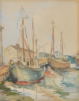 Harbor Scene - Dr. Veber