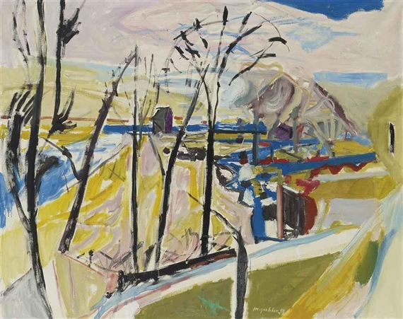 Vorfrühling by Max Gubler, 1956