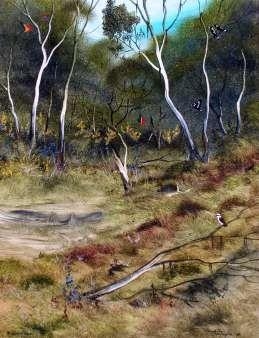 “Australian Outback Birds” by Rob Taylor, 1984