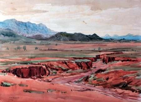 “Flinders Ranges” by Thomas Henry Bone