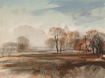 Rowland Hilder | Autumn landscape | MutualArt
