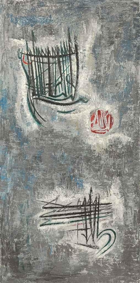 Composition 166 by Zahoor ul Akhlaq, 1963