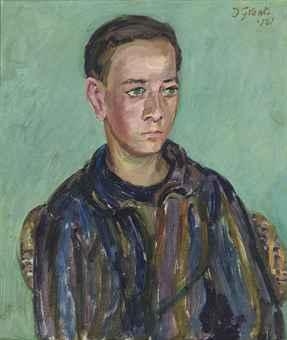 Portrait of a young man by Duncan Grant, 1961