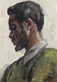Portrait of a young man by Duncan Grant, 1963