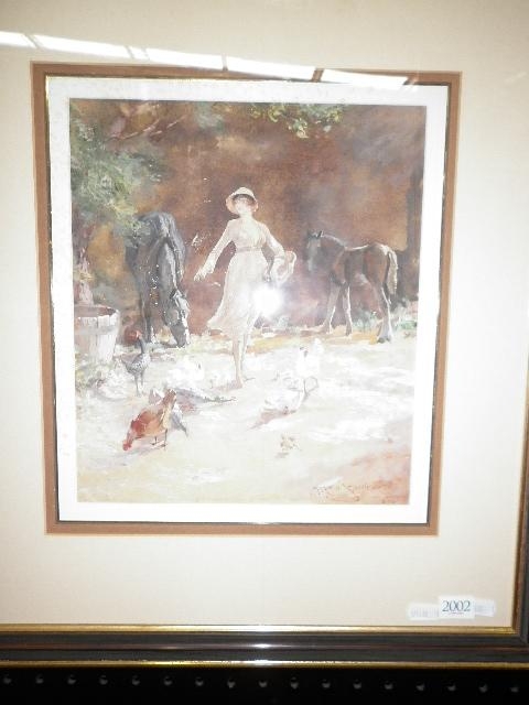 Martin Stainforth | Feeding the Chickens | MutualArt
