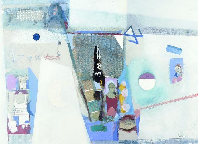 Artwork by Meinert Willem Volkers, Projection, Made of Oil on canvas on panel