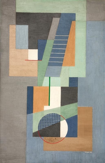 Geometric Composition by Toyen, 1926