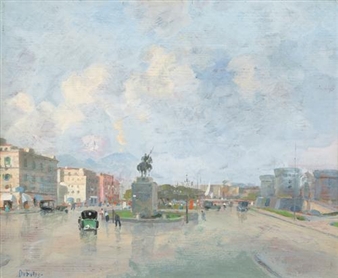 Piazza Municipio a Napoli - Filippo De Falco