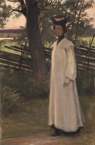 PORTRAIT OF A WOMAN by Vilho Sjöström
