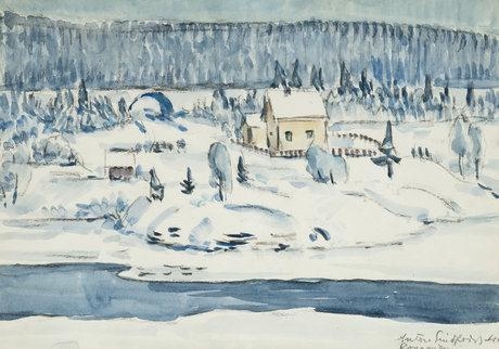 A VIEW OF LAPLAND by Anton Lindforss, 1940