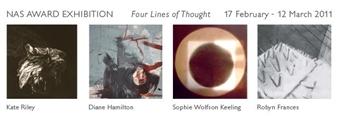 National Art School NAS Award Exhibition: Four Lines of Thought - Australian Galleries, Sydney (Glenmore Rd)