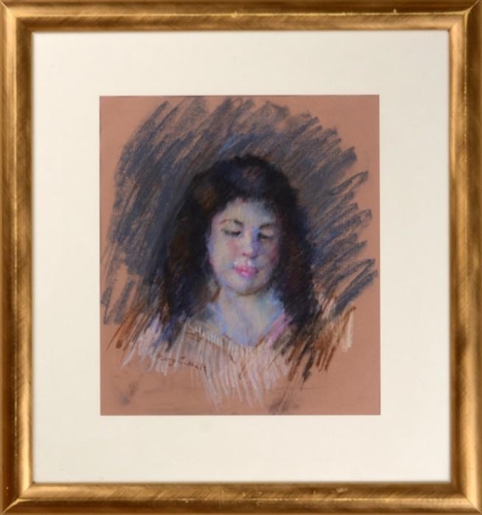 Mary Cassatt | Portrait of a Young Girl | MutualArt
