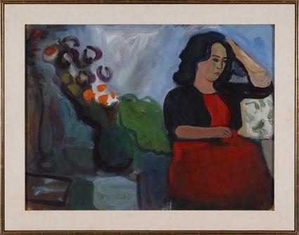 Robert De Niro Sr. | Faceless Reclining Nude (1962) | MutualArt