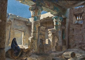 Temple at Thebes - Dimitri Gnidko