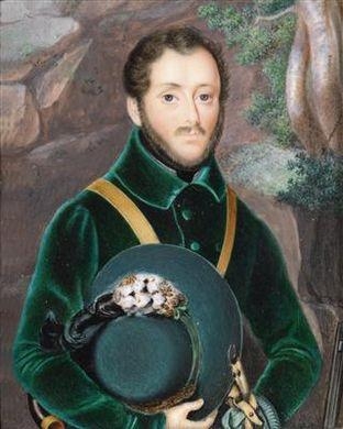 Moritz M. Daffinger | A portrait of a gentleman (according to tradition ...