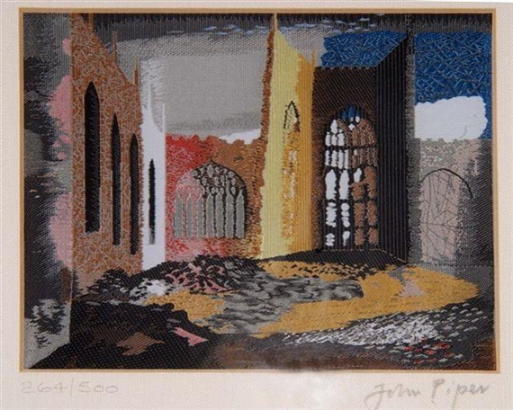 John Piper Coventry Cathedral 1940 MutualArt