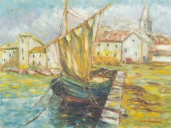 FISHING BOAT by J. Hutchinson