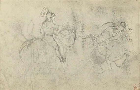Horseback Riders by Eugène Delacroix