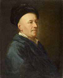 Portrait of an scholar, probably Caspar Füssli by Anton Graff