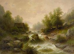 Albert Rieger | Stream in the Alps | MutualArt