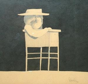 Untitled/figures study by Alfredo Castañeda, 1970