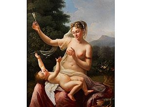 Venus and Cupid - Pierre Maximilien Delafontaine